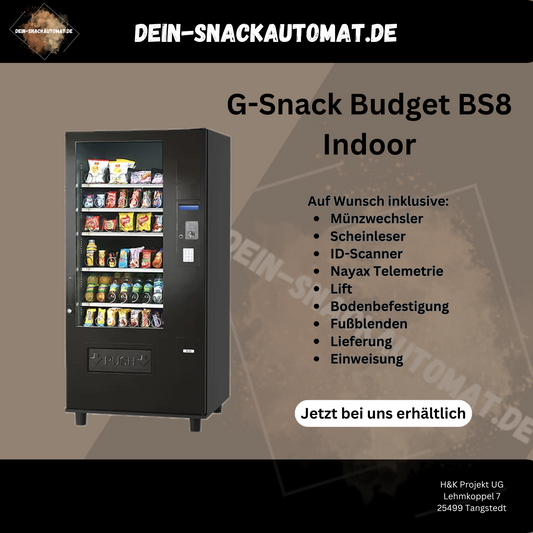 SandenVendo G-Snack BUDGET BS8 Indoor